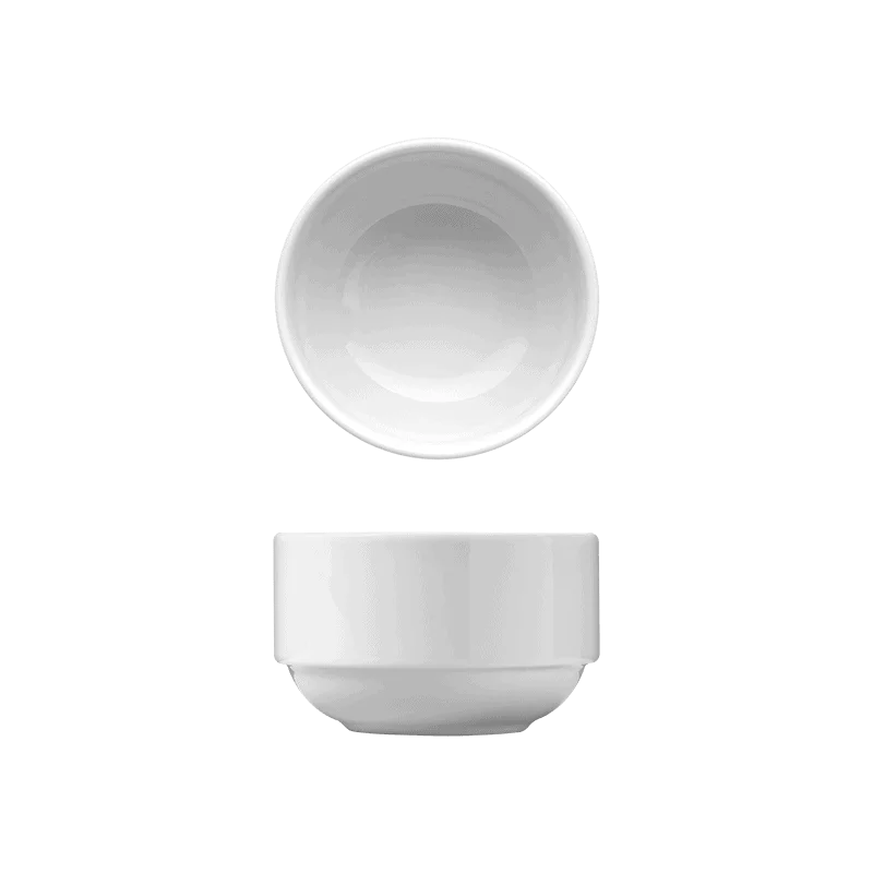 Fine White Porcelain U/H Boullion, Stacking - Synergy Collection - 9 oz. (26cl) - set of 12
