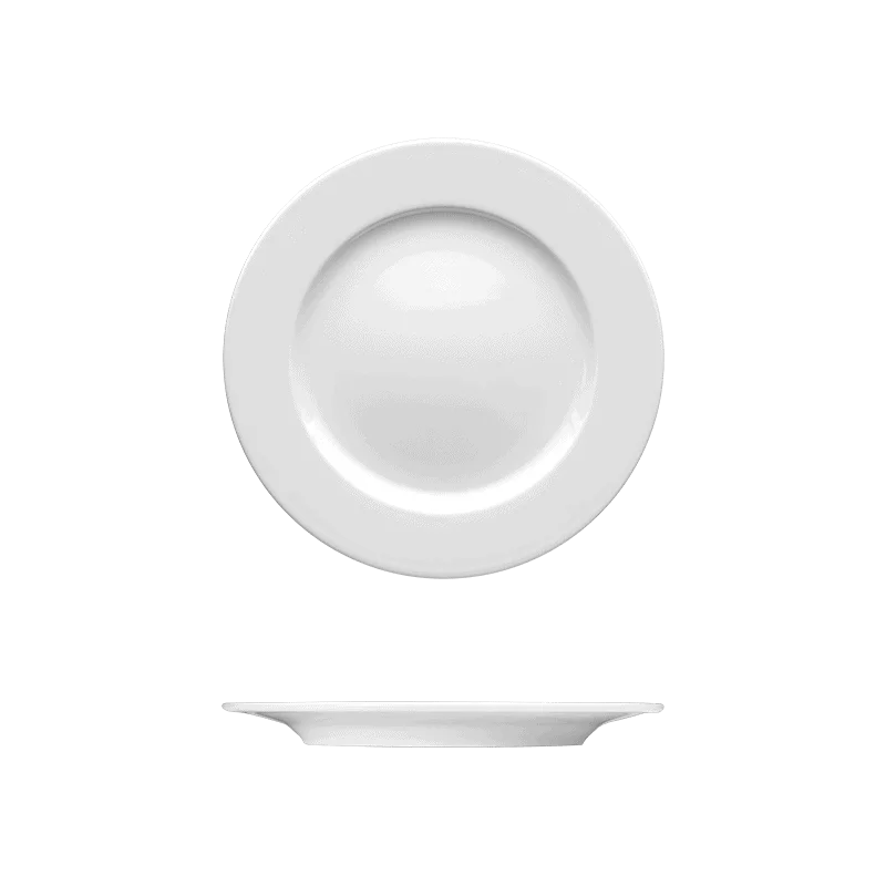 Fine White Porcelain Plate - Synergy Collection - 6 1/4" ( 15.8cm ) - set of 36