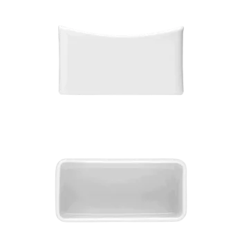 Fine White Porcelain Sugar Packet Holder - Raio Collection - set of 24