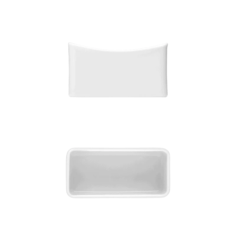 Fine White Porcelain Sugar Packet Holder - Raio Collection - set of 24