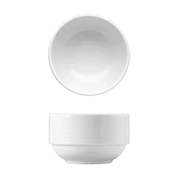 Fine White Porcelain Bouillon Cup - Raio Collection - 11" - set of 12