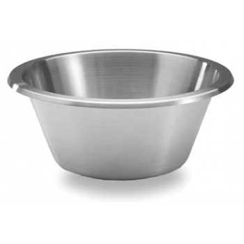 Matfer Bourgeat 702620 Matfer Bourgeat Flat Bottom Stainless Steel Mixing Bowl 8" Mixing Bowls