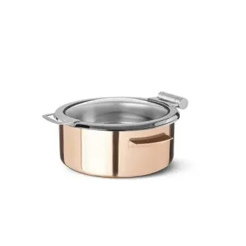 Abert Cosmo Copper Induction Chafing Dish 192.0 Oz (L:12.992'' X W:12.992'')