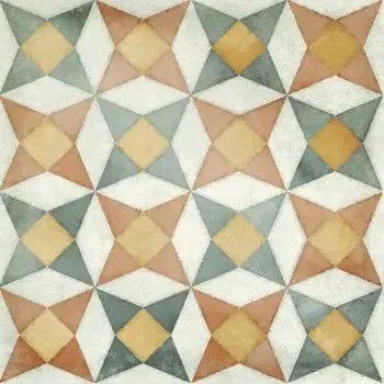 Abert Domino Tan Mix Tile (L:7.874'' X W:7.874'') - Set of 25