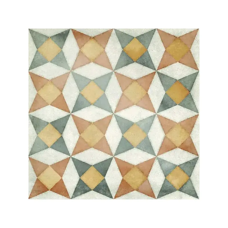 Abert Domino Tan Mix Tile (L:7.874'' X W:7.874'') - Set of 25