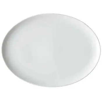 Candour Oval Platter (L:14.25'' X W:10.0'') - Set of 12