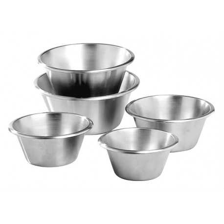 Matfer Bourgeat 702624 Matfer Bourgeat Flat Bottom Stainless Steel Mixing Bowl 9 1/2" Mixing Bowls