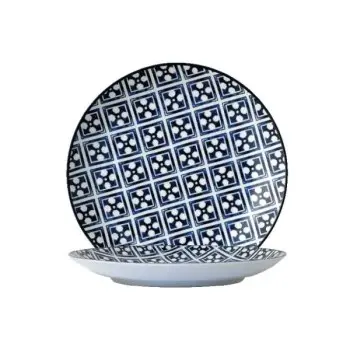 Candour Azure Coupe Plate (D:6.5'') - Set of 24