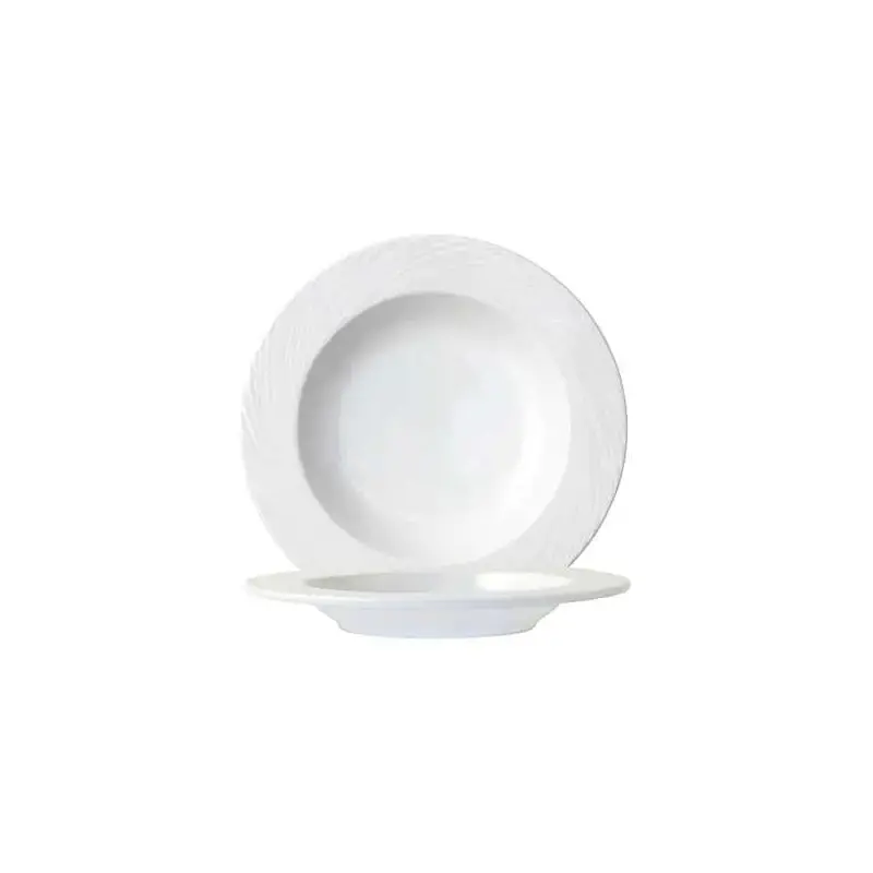 Candour Cirrus Soup Plate 12.0 Oz (D:8.75'') - Set of 12 Candour Cirrus Soup Plate 12.0 Oz (D:8.75'') - Set of 12