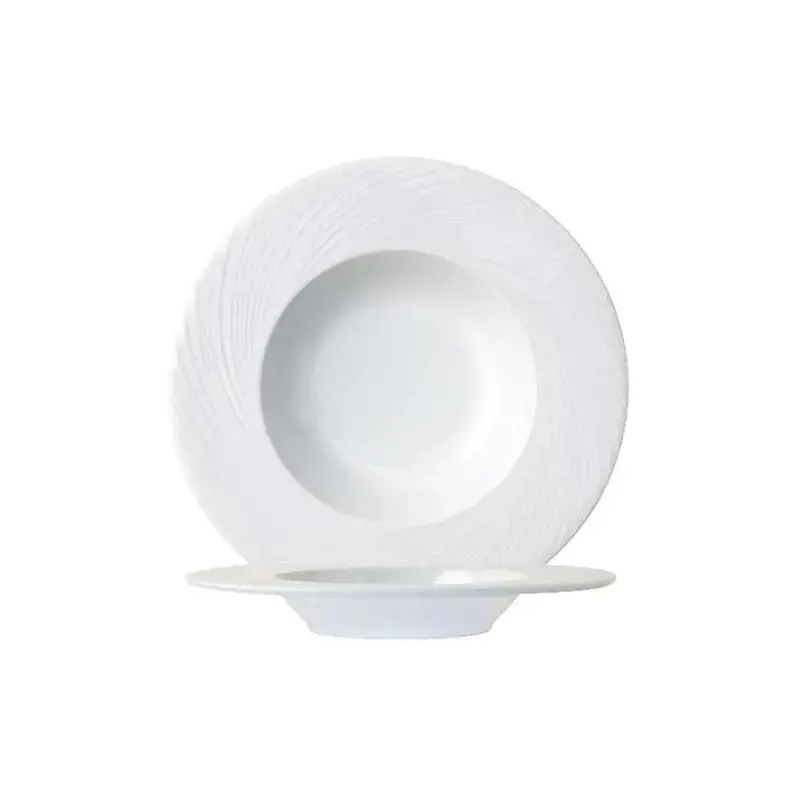 Candour Cirrus Rim Pasta Plate 18.5 Oz (D:11.75'') - Set of 12