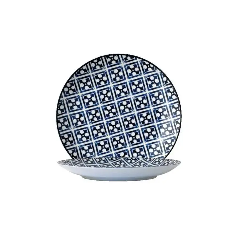 Candour Azure Coupe Plate (D:10.75'') - Set of 24