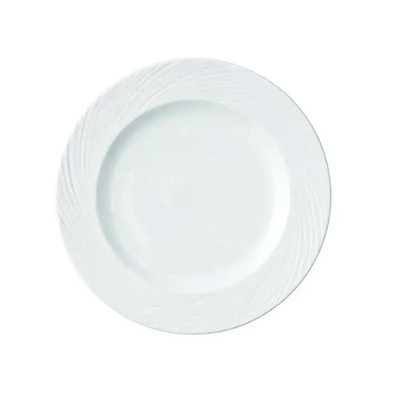 Candour Cirrus Rim Plate (D:11.5'') - Set of 12 Candour Cirrus Rim Plate (D:11.5'') - Set of 12