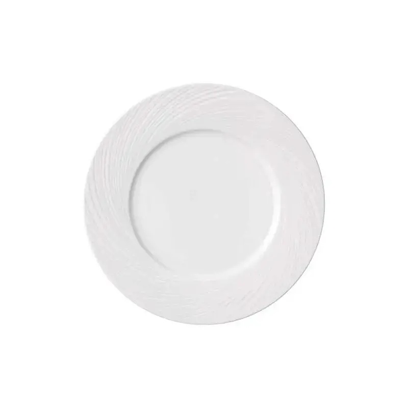 Candour Cirrus Rim Plate (D:12.0'') - Set of 12 Candour Cirrus Rim Plate (D:12.0'') - Set of 12