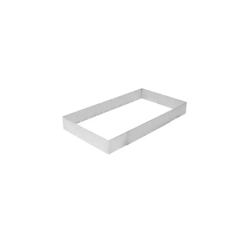 Adjustable Aluminum Cake Frame with Removable Divider - 590 x 370 x 50 mm Adjustable Aluminum Cake Frame with Removable Divider - 590 x 370 x 50 mm