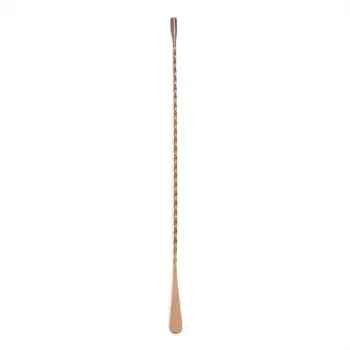 Mix Dual Sided Bar Teadrop Spoon Copper (L:15.75'' X W:0.393'')