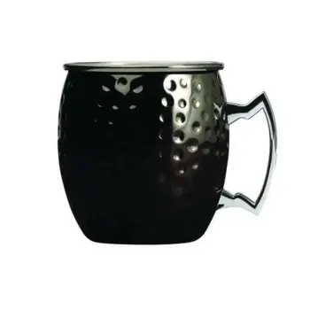 Moscow Mule Black Hammered Cup 16.0 Oz - Set of 12