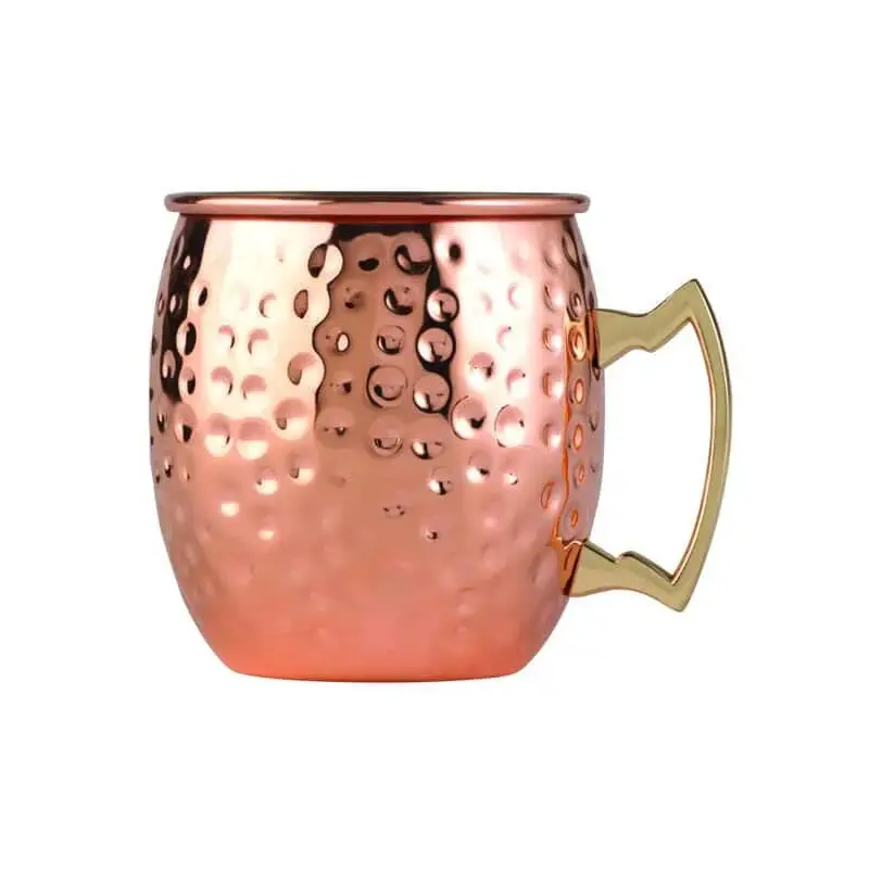 Moscow Mule Copper Hammered Cup 16.0 Oz - Set of 12 Moscow Mule Copper Hammered Cup 16.0 Oz - Set of 12