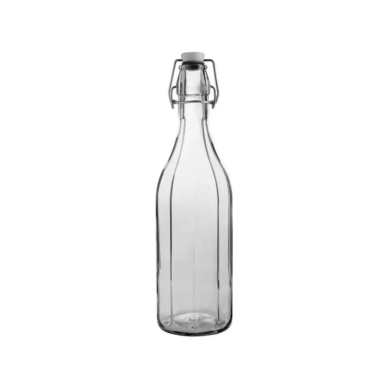 Paneled Swing Top Bottle 25.25 Oz (L:3.3'' X W:3.3'') - Set of 6