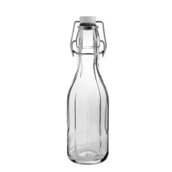 Paneled Swing Top Bottle 8.5 Oz (L:2.6'' X W:2.4'') - Set of 24