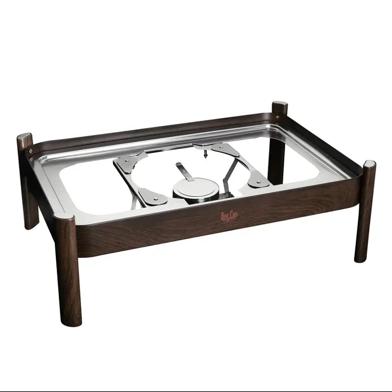 Bon Chef Fuel & Induction Stand - Full Size - Rectangle - Mahogany Bon Chef Fuel & Induction Stand - Full Size - Rectangle - Mahogany