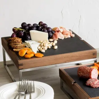 Bon Chef Black Slate Insert - Square - 11.75"