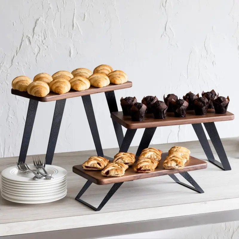 Bon Chef Buffet Riser - 4" High - Black Walnut Bon Chef Buffet Riser - 4" High - Black Walnut