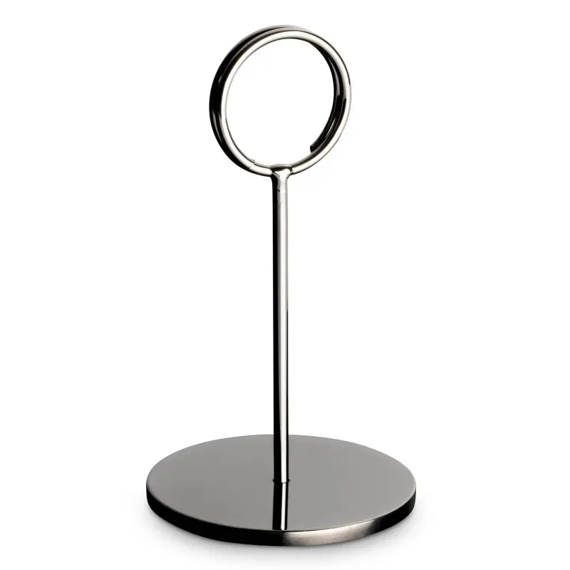Bon Chef Table Card Stand - Spiral Clip - Black PVD Bon Chef Table Card Stand - Spiral Clip - Black PVD
