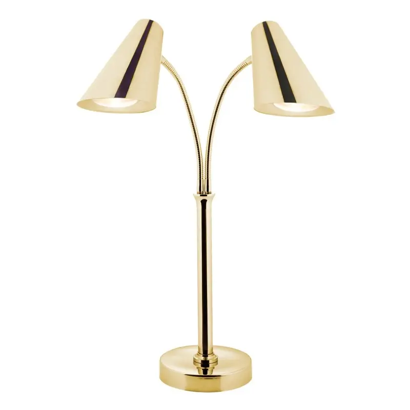 Bon Chef Double Heat Lamp - Gold PVD Finish