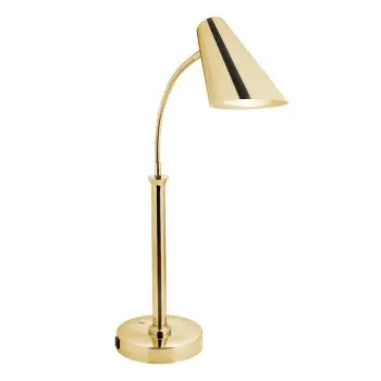 Bon Chef Single Heat Lamp - Gold PVD Finish