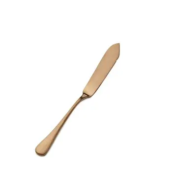Bon Chef Como Butter Knife - 6 - 3/4" - Rose Gold Matte - Set of 12