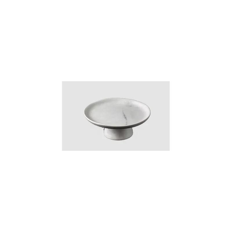 Elegant Cake Stand - Handcrafted Stoneware - 17 x 6.6 cm - Set of 6