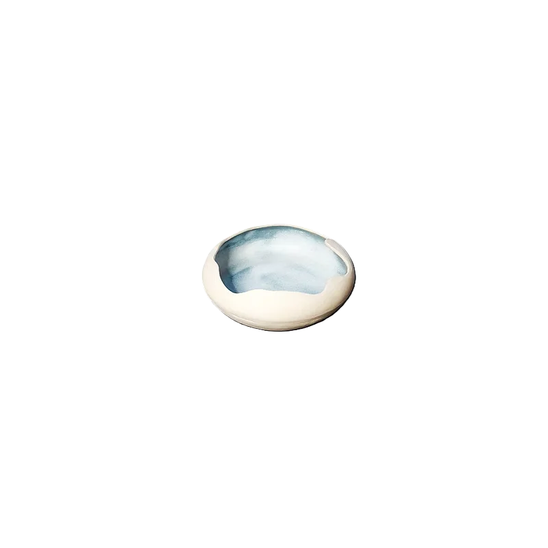 Artisan Handcrafted Kyma Bowl White - Dia: 17cm - H:6cm - Case of 6