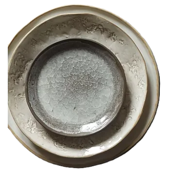 Artisan Handcrafted Opal Dinner Plate - Dia: 26cm - Case of 6