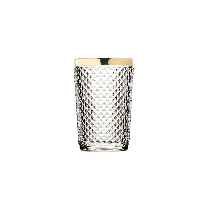 Nomad Collection 13.5oz Gold Rim Hi-Ball - Set of 6
