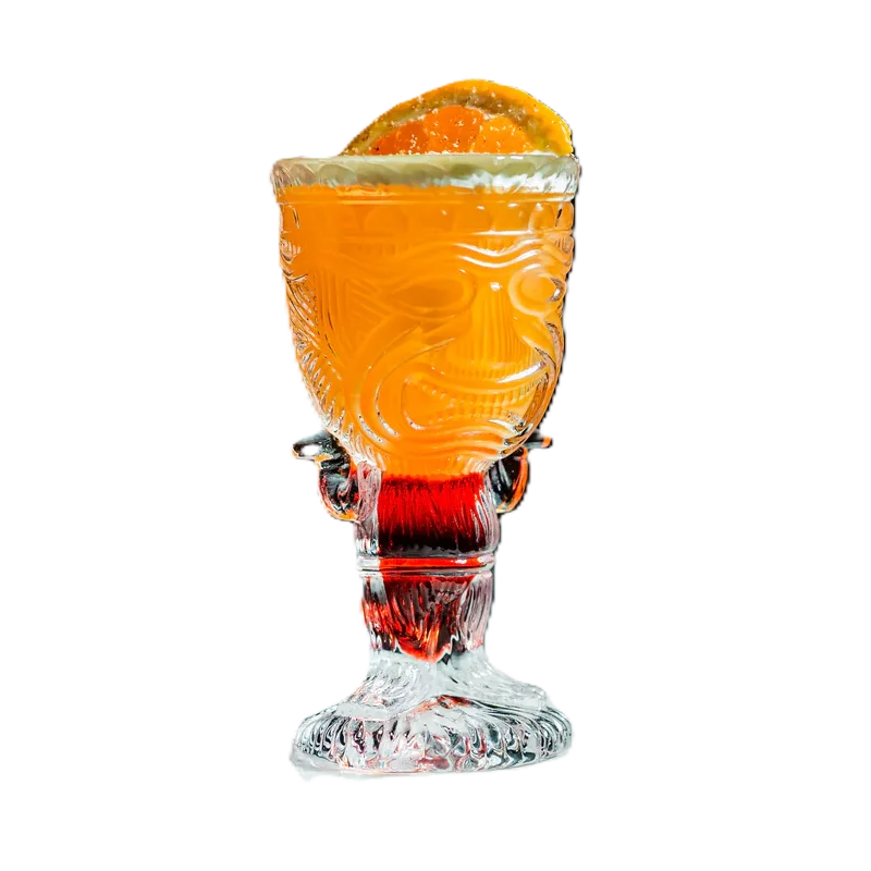 lua 16.25oz Footed Tiki - Set of 6