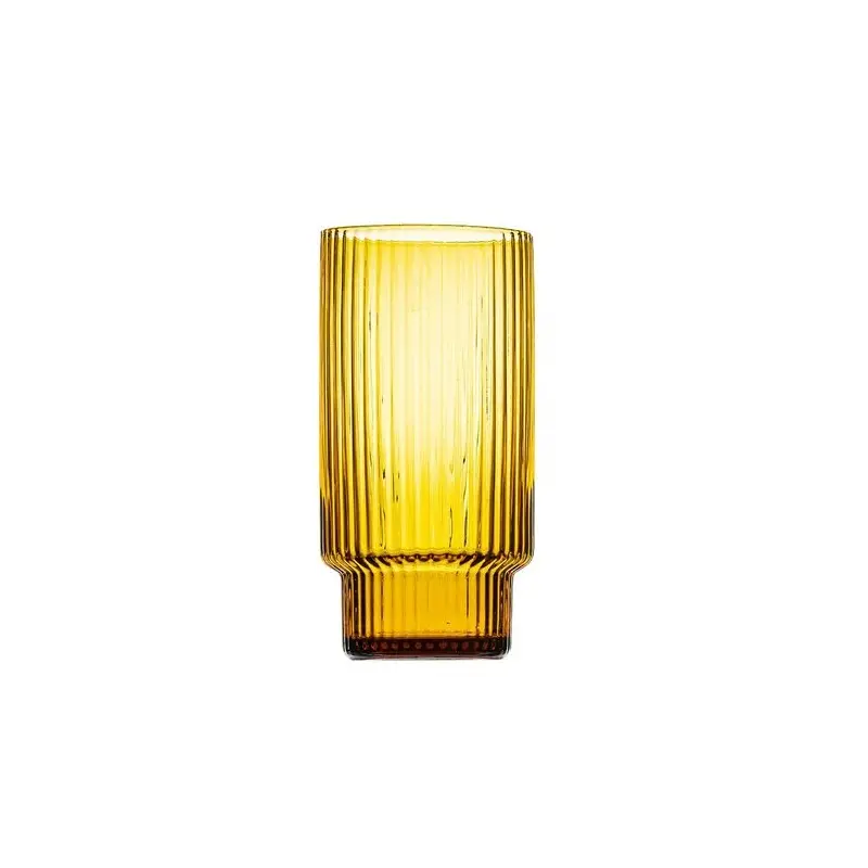 Carousel Collection Amber 12.75oz Hi-Ball - Set of 16