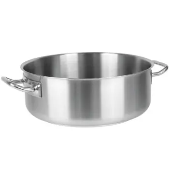 Cristel Stainless Steel Large Stewpan - 15.5" 19.5 oz