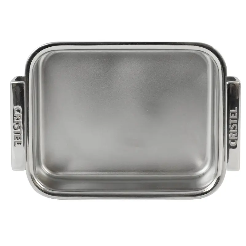 Cristel 3-Ply Stainless Steel Roaster - 4" x 4.5" x 2"