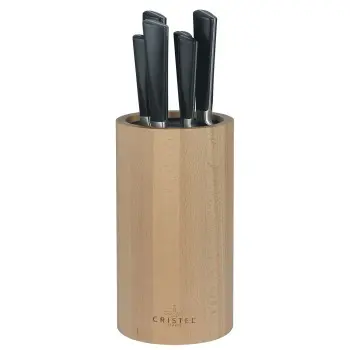 Cristel Knife Block - h: 9" / ø 4.1"