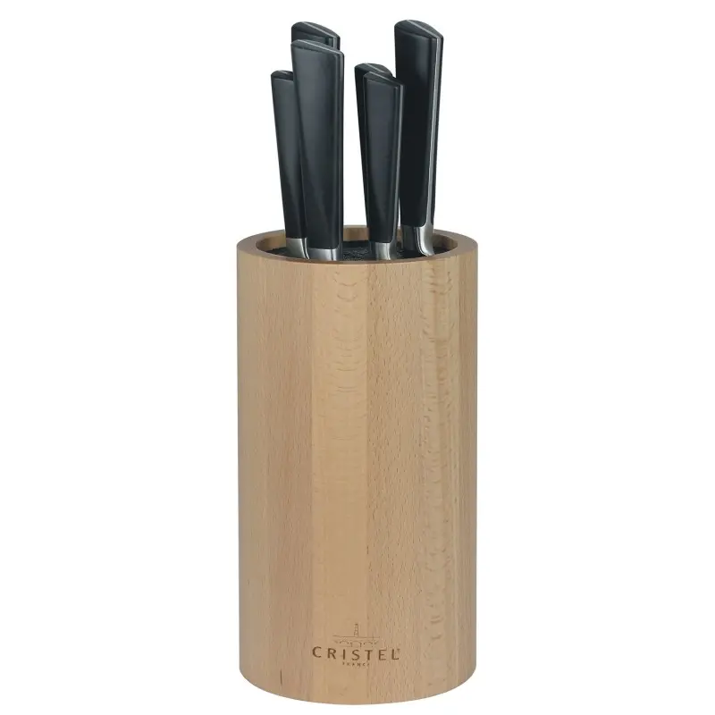 Cristel Knife Block - h: 9" / ø 4.1" Cristel Knife Block - h: 9" / ø 4.1"