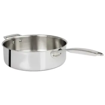 Cristel Stainless Steel Sautépan (Ultraply®) - 11" 5.5 qt