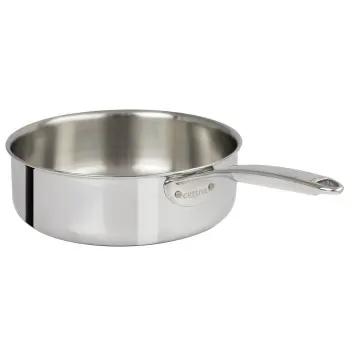 Cristel Stainless Steel Sautépan (Ultraply®) - 9.5" 3.5 qt