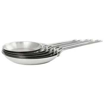 Cristel Stainless Steel Frying Pan - 11"
