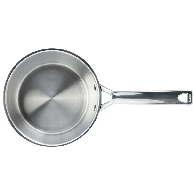 Cristel Stainless Steel Saucepan Without Lid - 7" 2 qt Cristel Stainless Steel Saucepan Without Lid - 7" 2 qt