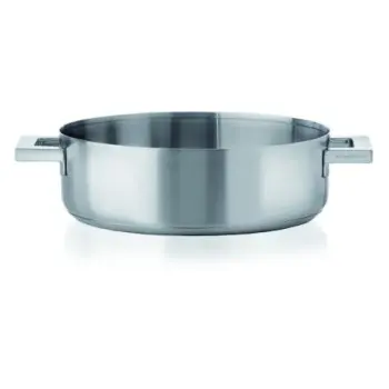 Mepra Stile By Pininfarina Frying Pan - Dual Handles - 9.44" Dia - Mirror