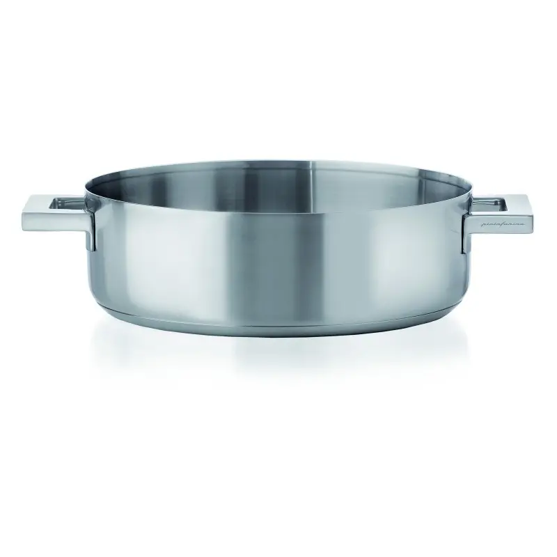 Mepra Stile By Pininfarina Frying Pan - Dual Handles - 9.44" Dia - Mirror