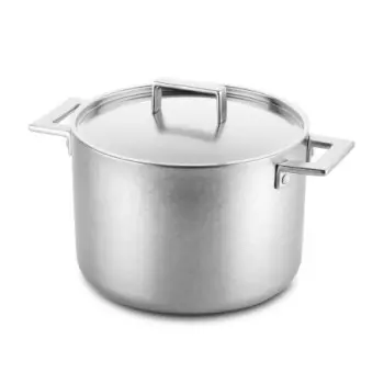 Mepra Attiva Pewter Deep Pot - 10" Dia