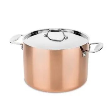 Mepra Toscana Deep Pot with Lid 9.45" - 1 Piece - Copper