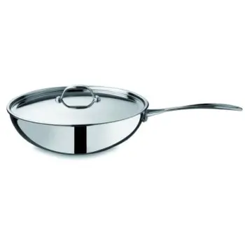 Mepra Glamour Diamond Non-Stick Wok 11.02" - 1 Piece - Stainless Steel
