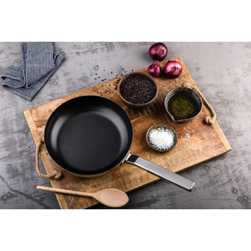 Mepra Stile By Pininfarina Frying Pan - 13" Dia - Mirror
